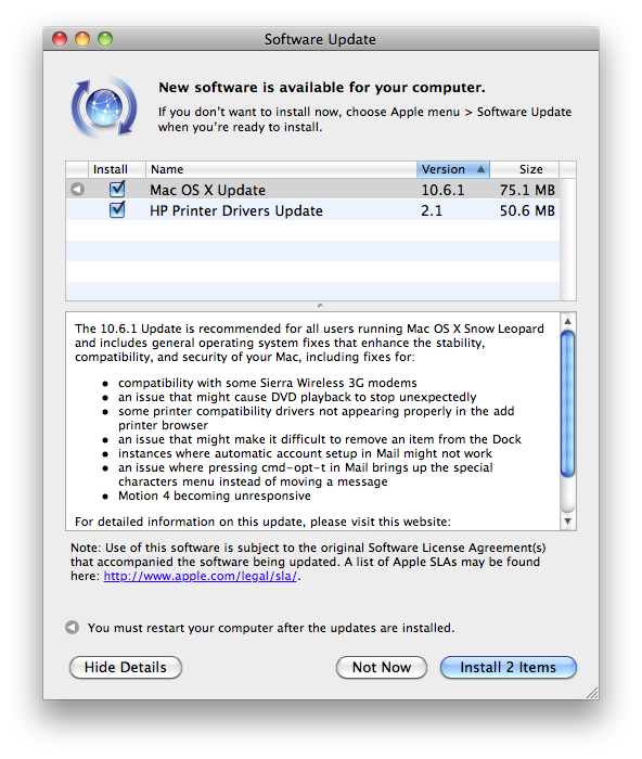 mac os x 10.6 software download